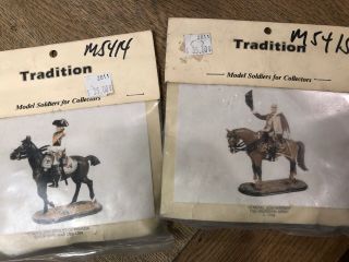 Tradition: Prussian Generals,  1750s.  2 Kits.  54mm Metal Kits