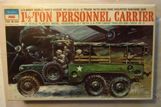 1/35 Peerless Max Wwii Dodge 1.  5 Ton Personnel Carrier Model 3506 Partial Build