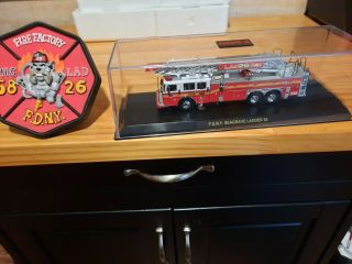 Code 3 Collectibles Ladder 26 " The Fire Factory " Fdny L26 100fh Anniversary