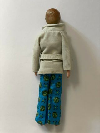 Vintage Topper Dawn Doll Ron Boy Doll 1970 In Lounge wear and Coat Blond Hair 2