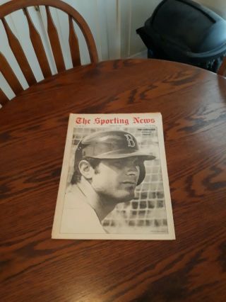 March 29,  1969 - The Sporting News - Tony Conigliaro Of The Boston Red Sox (exc)