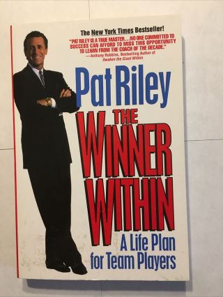 York Knicks Ny Pat Riley The Winner Within Trade Paperback Book