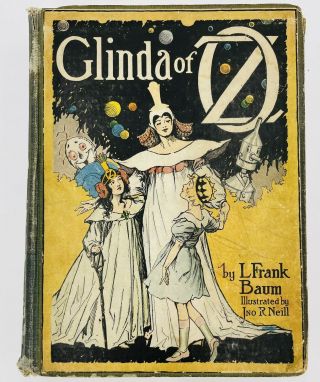 Glinda Of Oz Book 1920 First Edition Antique Color Illustrated Baum Children’s