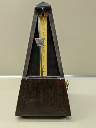 Vintage Seth Thomas Metronome De Maelzel Pyramid 309 2