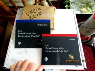 2012 Us 28 - Coin Uncirculated Philadelphia & Denver Set Comes In Us