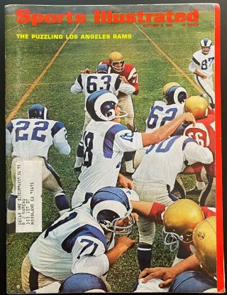 1966 Sports Illustrated - Los Angeles Rams Roman Gabriel