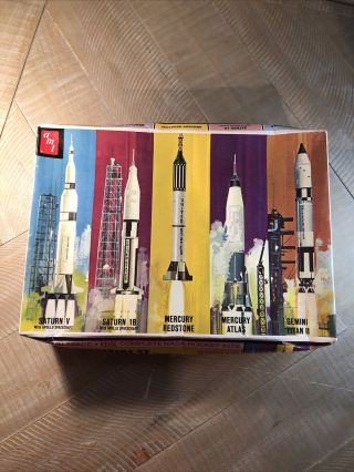 Amt Saturn V Rocket & Apollo Spacecraft 5 Rocket Kits 1/200 Scale Amt700 - 06 Read