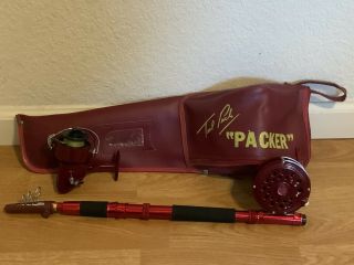 Ted Peck Sr - 30 Spine Reel & Fr - 57 Fly Reed Packer Fishing Rod 7 