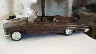 1960 Pontiac Bonneville Convertible Dealer Promotional Model Car Brown