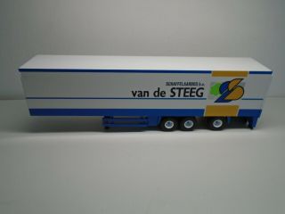 Tekno 1/50 Scale 3 Axle Box Trailer With Tail Lift Van De Steeg Netherlands