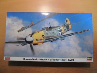 Hasegawa 1/48 Messerschmitt Bf109f - 4 Trop/r1 W/gun Pack (09980)