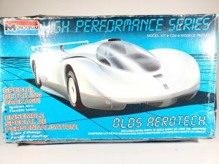 Monogram Olds Aerotech High Performance Series 1:24 Scale Model Kit - Incomplete