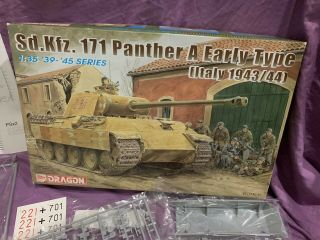 Dragon No.  6160 Sd.  Kfz.  171 Panther A Early Type (italy 1943/44) 1:35 Open Box