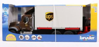 Bruder Toys 02828 Mack Granite Ups Logistics Truck With Forklift Vehicles