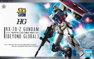 Bandai Gundam Rx - 78 - 2 Gundam Beyond Global Model Kit 1/144 Scale Mobile Suit Usa