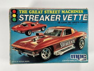 Mpc Streaker Vette 1/25 Scale Model Kit 1 - 3703 (opened 100 Complete)