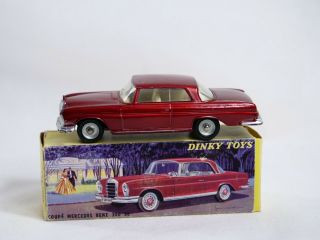 Dinky Toys F N° 533 Mercedes Benz 300 Se En Boite 1/43