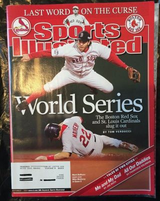 Sports Illustrated - November 1,  2004 - Red Sox World Series