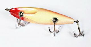 Rare Color Hastings Sporting Goods Wilson ' s Fluted Wobbler Lure Brown Scale 3