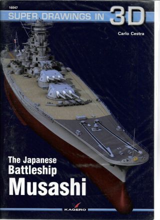 Kagero Drawings In 3d Reference,  Japanese Battleship Musashi 16047