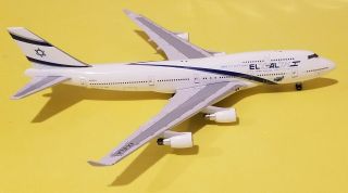 Big Bird 1:400 El Al 747 - 400 2004 Children ' s Flight Titles 4X - ELA Rare 3