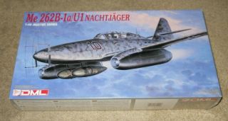 1/48 Dragon Dml Messerschmitt Me - 262 B - 1a/u1 Radar Equipped Nf Factory
