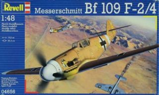 Revell 1:48 Messerschmitt Bf - 109 F - 2/4 Plastic Model Kit 04656u