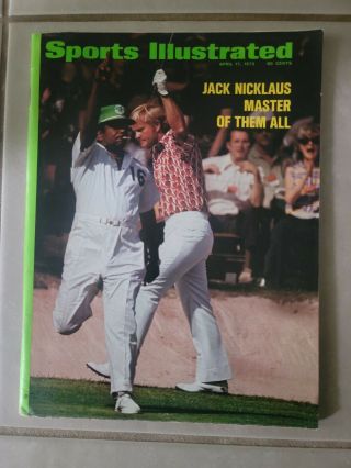 Sports Illustrated April 17 1972 Golf Jack Nicklaus Wins