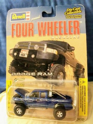 Revell Four Wheeler Die Cast 1/64 Dodge Ram 4x4 Vhtf Rare 2003 Revell 86 - 3059