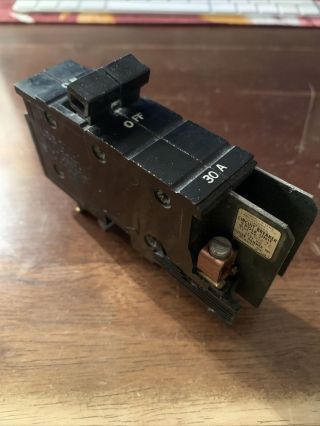 Square D Breaker Type Xo Xo230 2 Pole 30 Amp Cutler Hammer Rare Obsolete