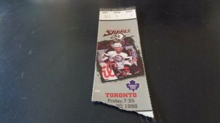 11/20/98 Toronto Maple Leafs @ Buffalo Sabres Ticket Stub - Nhl Hockey