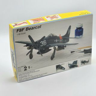 Testors Grumman F8f - 2 Bearcat 519 Model Kit 1/48 Open Box Extra Eduard Photoetch