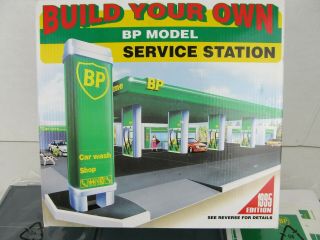 1995 Build Your Own Bp Model Gas Service Station Scale Unknown