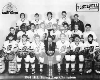 1983 - 84 Ihl Flint Generals Reprint Hockey Team Photo