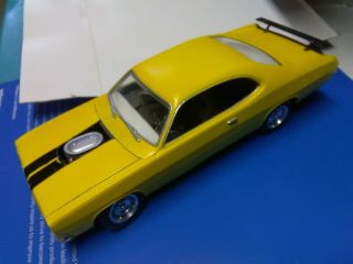 1971 Plymouth Duster 340 Model Kit,  Built,  1:25 Scale.  Amt/revell?