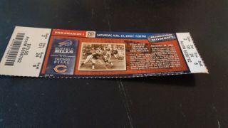 8/15/09 Chicago Bears @ Buffalo Bills Nfl Pre - Season Football Ticket