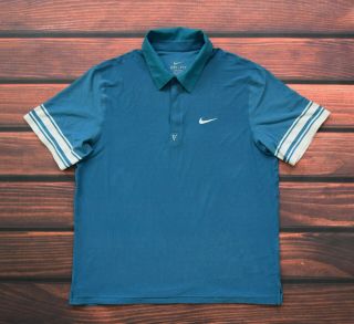Nike Roger Federer Rf Mens Tennis Polo Shirt Size Xl