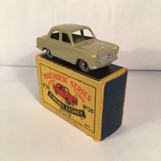 1950s.  Matchbox Lesney 30 A Ford Prefect.  Metal Wheel, .