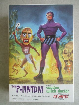 2016 The Phantom And The Voodoo Witch Doctor 1/8 Scale Model Kit Atlantis