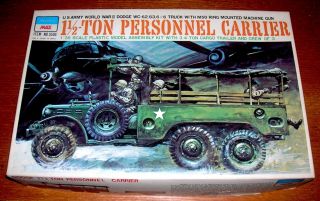 Us Army 1 1/2ton Personnel Carrier Peerless Max Models 1/35 Scale Ww2 Model 1977