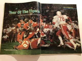 1982 Sports Illustrated Clemson Tigers National Champions Orange Bowl Tuttle N/l
