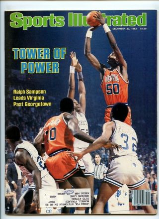 Sports Illustrated Ralph Sampson Virginia Patrick Ewing Georgetown 1982