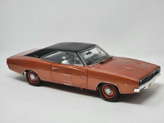 Autoworld 1968 Dodge Charger R/t In 1:18 Scale American Muscle Limited Edition