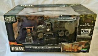 Forces Of Valor Unimax 80055 (2008) 1:32 Ww2 Us Army M35 2.  5 Ton Cargo Truck Boxd