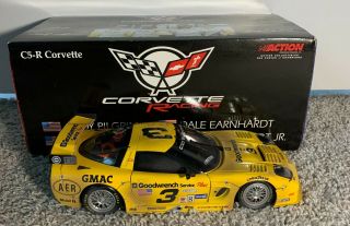 Action Performance Earnhardt 3 2001 C5 - R Corvette 1:18 Raced Service Plus Gm