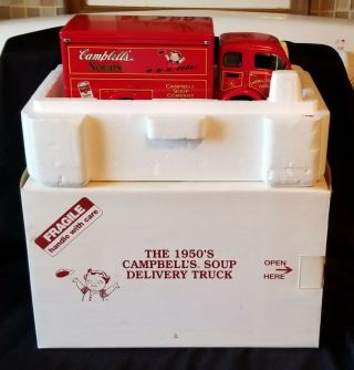 Danbury 1950 ' s Campbell ' s Soup Delivery Truck 1:24 NIB 2