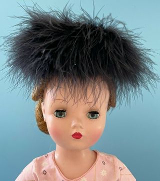 Vintage Doll Clothes: M.  Alexander Cissy & Portrait Marabou Hat Miss Revlon Toni