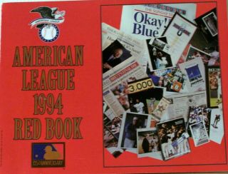 Official 1994 American League Red Book