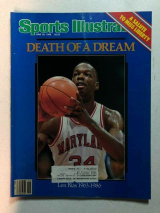 Sports Illustrated June 30,  1986 - Len Bias 1963 - 1986 Death Of A Dream