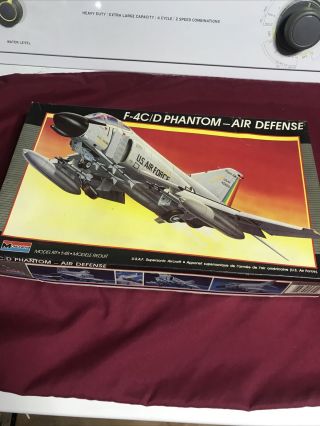Monogram Model Airplane F - 4c/d Phantom Air Defense Niagara Falls 1/48 5821 Nib